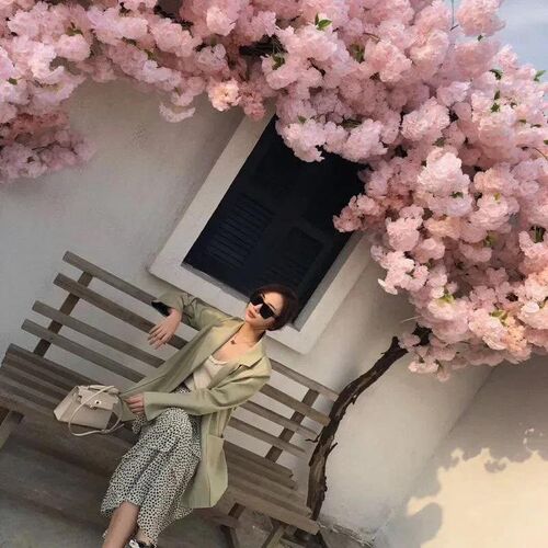 100cm Artificial Cherry Blossom Branch Wedding home
