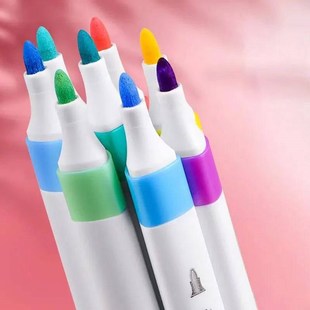 Acrylic Paint Pens Markers Permanent 24 Colors Fine Tip For