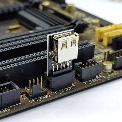 B48A 9Pin to 1 Port USB Adapter Connector PC Internal