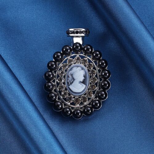 Pearl Brooch Fashion HighEnd Beauty Head Corsage Retro Perfu