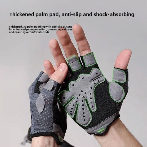 Outdoor cycling gloves men women half finger non slip