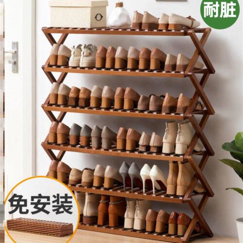 鞋架 Installation free simple shoe rack folding shoe cabinet