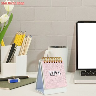 2024 Calendar Mini Coil Desk Calendar Daily Planner To Do Li