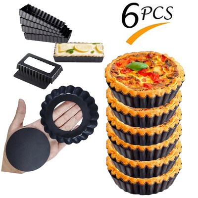 Pie Muffin Cupcake Pan Tart Quiche Flan Mold Pizza Cake 派盘
