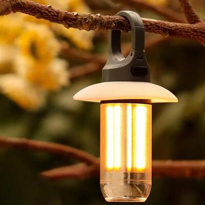 Hanging Lantern Camping Atmosphere Light Warm White Dual-Lig