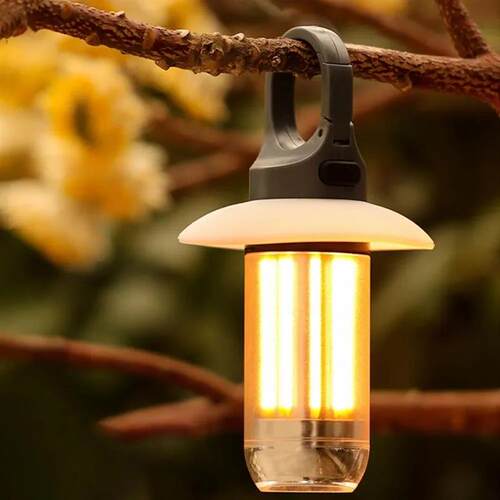 Hanging Lantern Camping Atmosphere Light Warm White Dual-Lig