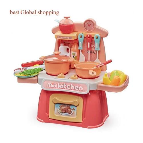 cheap playing kitchen set kids cooking toys girls boys gift