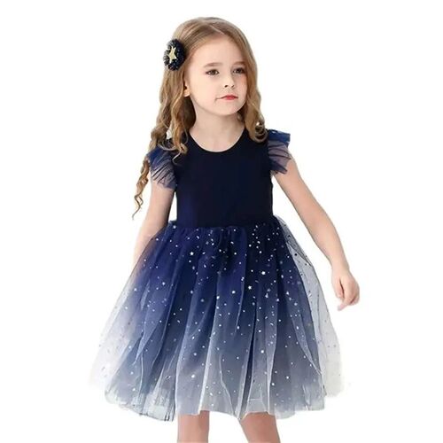 Summer Girl Dress Princess Star Sleeveless Tulle Tutu Dress