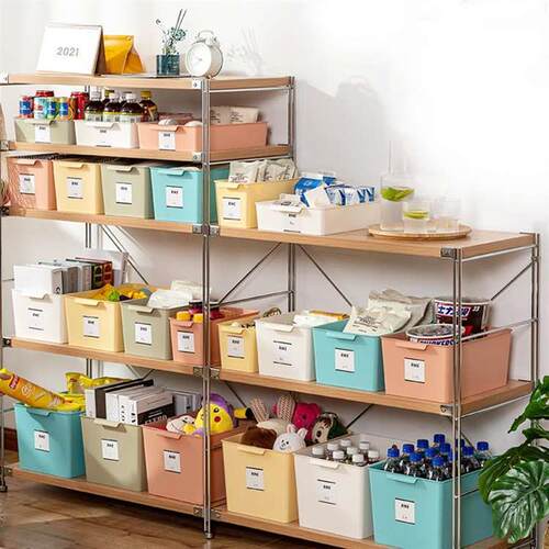 Sundries storage basket desktop snack storage box plic recta