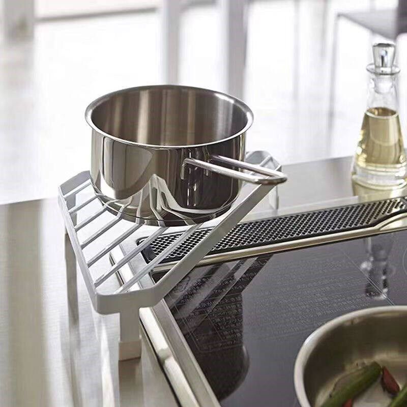 Kitchen Japanese Metal Iron Triangular Iron Rack Storage Rac - 实物图