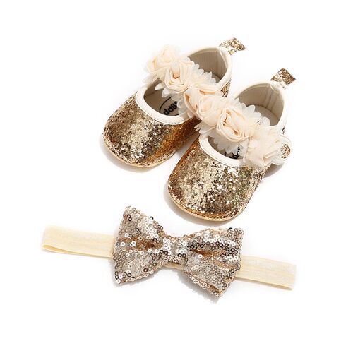 Newborn Princess Shoes Set with Ins SparklesIns Sparkles New