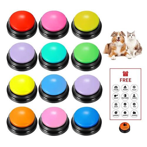 Voice Recording Button Pet Toys Dog Buttons for Communicatio