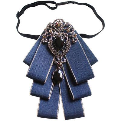 Bowties Bows Tie Brooch Fabric Crystal P And Brooches Corsag