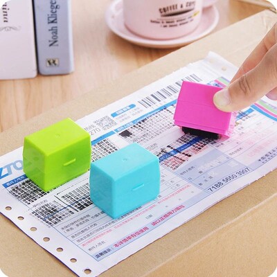 Garbled Secret Scroll Wheel Privacy Smear Stamps Children To