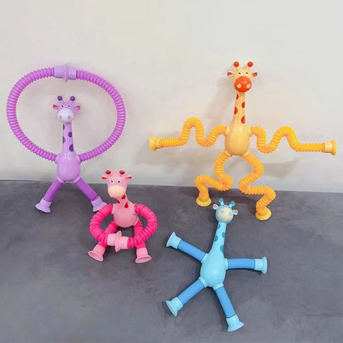 Children Suction Cup Toys Pop Tubes Stress Relief