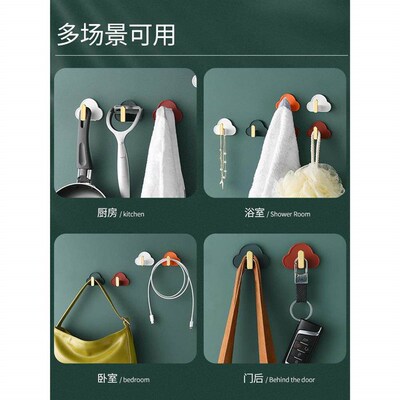 Non punching strong viscose hook hook clothes rack免打孔挂钩