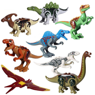 Jurassic 2 Building Blocks World Dinosaurs Figures Bricks As