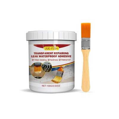 Jue-Fish Waterproof Sealant - Leak-Proof Coating, Transparen