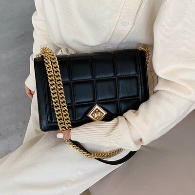 Vintage Square Armpit Bag 202 Fashion New High Quality PU L