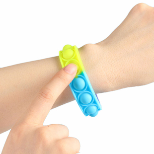 New Fidget Toys For Children Push Bubble Dimple Bracelet
