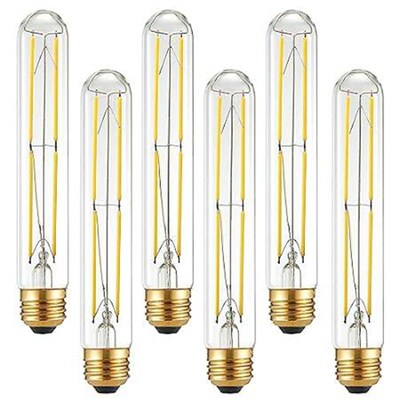 Arberlic 7.3 Inch T10 LED Bulb,6W E26 LED Bulb dimmable E