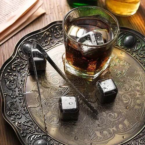 Stainless Steel Whiskey Stone Ice Cubes 468Pcs Reusable Ice