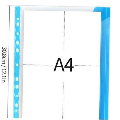 A4 Size Plastic File Folders Wallets Colorful Document File1