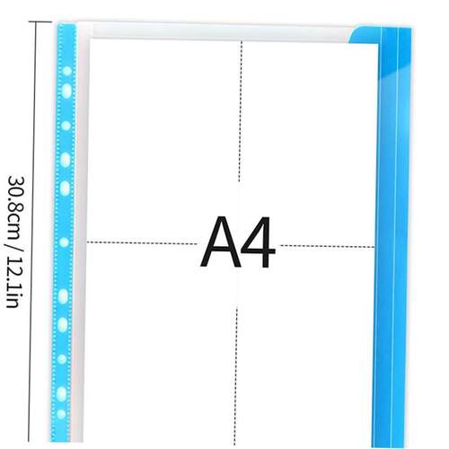 A4 Size Plastic File Folders Wallets Colorful Document File1