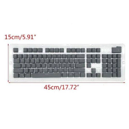 104 Keys PBT Keycaps Double Shot Russian Backlight