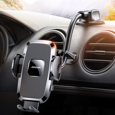 Joyroom Car Phone Holder Mount Flexible Long Arm Anti-Shake