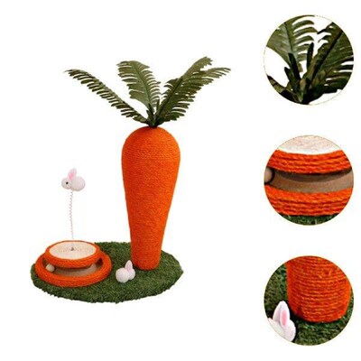 Cat Scratcher t Bed Carrot Shape Cat Scratching Board