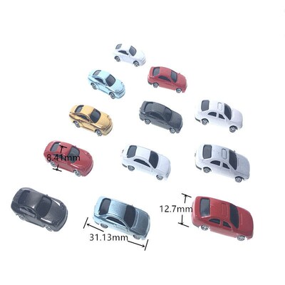 50pcs Model Cars Toys 1/100 1/150 1/200 Building Train Layou