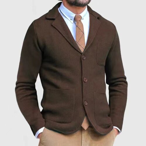 Mens 2025 Autumn Winter Slim British Suit Casual Formal West