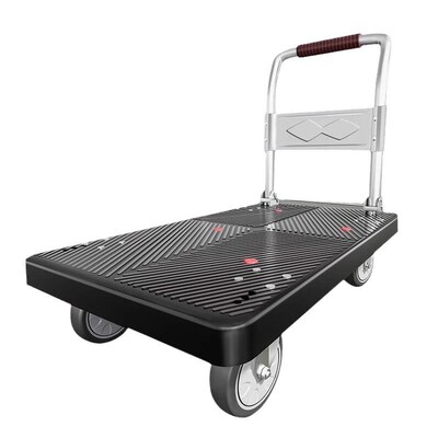 Flatbed cart carrying cart trailer dolly pulling cart