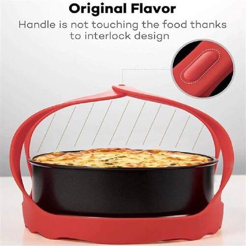2Pcs Egg Steamer Rack With Handles Cooker Sling Silicone