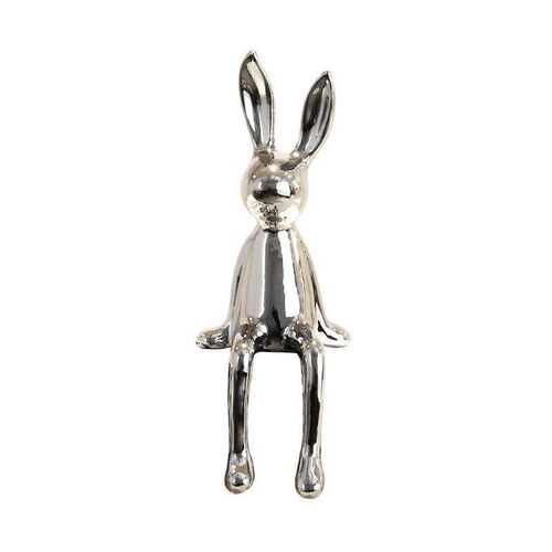 Ceramic Long-Eared Sitting Rabbit Room Ornament Statue Decor