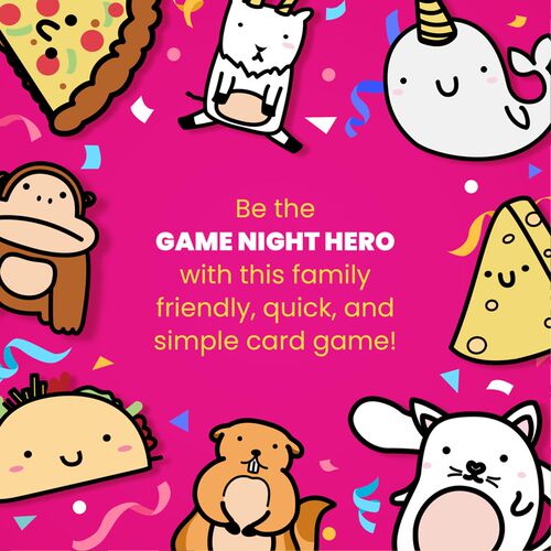 Taco Cat Goat Cheese Pizza Card Game Family Party Board Game