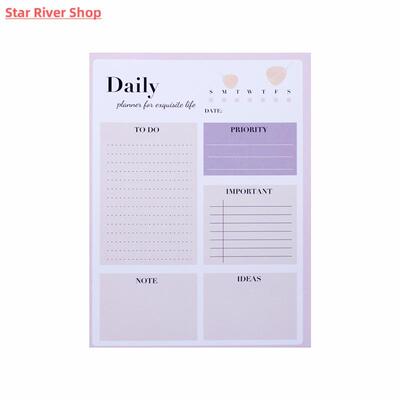 Daily To Do Planner Undated Task Checklist Organizer with To