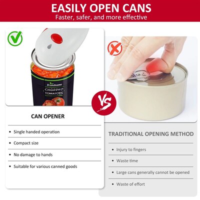 Automatic Can Opener One-Touch Operation Electric Tin Opener