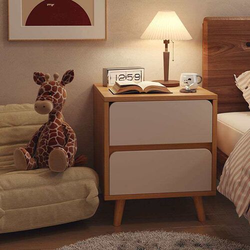 Bedside Table Simple Modern Bedroom Storage Cabinet for Smal