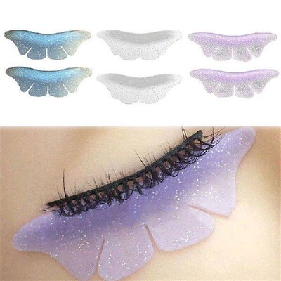 Glitter Butterfly Lash Lift Shields Silicone Eyelash Perm