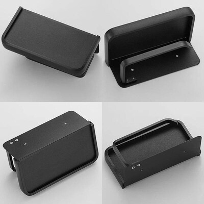 ELLEN Black Toilet Paper Holder Multifunction Bathroom Stora