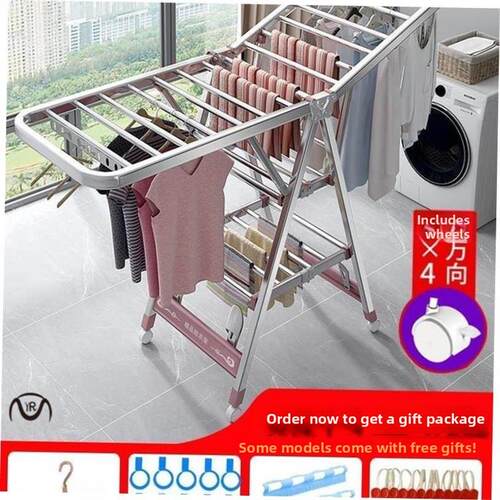 clothes drying rack folding laundry garment dryer hanger衣架