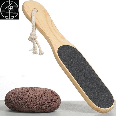 Foot peeler dehulling tool heel home scrub rubbing board