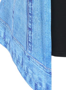 3D Print Faux Twinset Short Sleeve Summer Tops For Women Fas