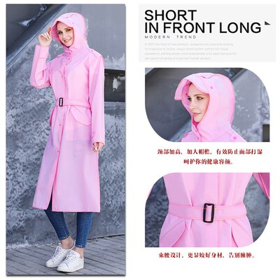 2021 Fashion Adult Long Raincoat Women Men Rain coat Waterpr