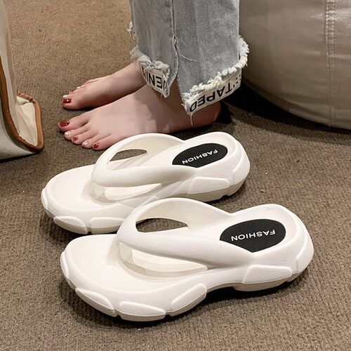 New Fashion Platform Flip Flops Women Summer 2023 Thick Sole