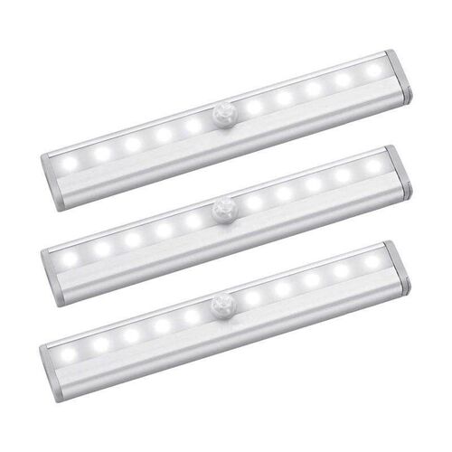LED aUnder Cobinet Light PIR Motion Sensr Lamp 6/10 LEDs 98/