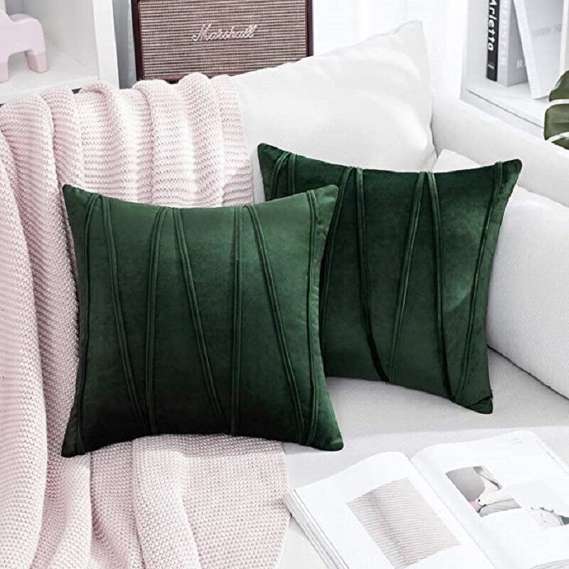 Inyahome Cushion Cover Velvet Decoration Pillows For Sofa Li图片