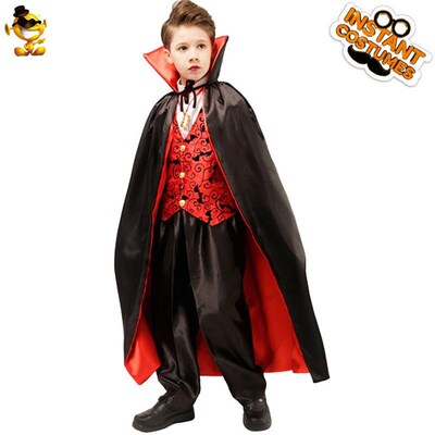 Halloween children cosplay vampire costume万圣节吸血鬼男孩服